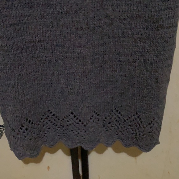 BCBG MaxAzria Ash Gray Knit Hooded Cardigan Duster - Picture 14 of 16